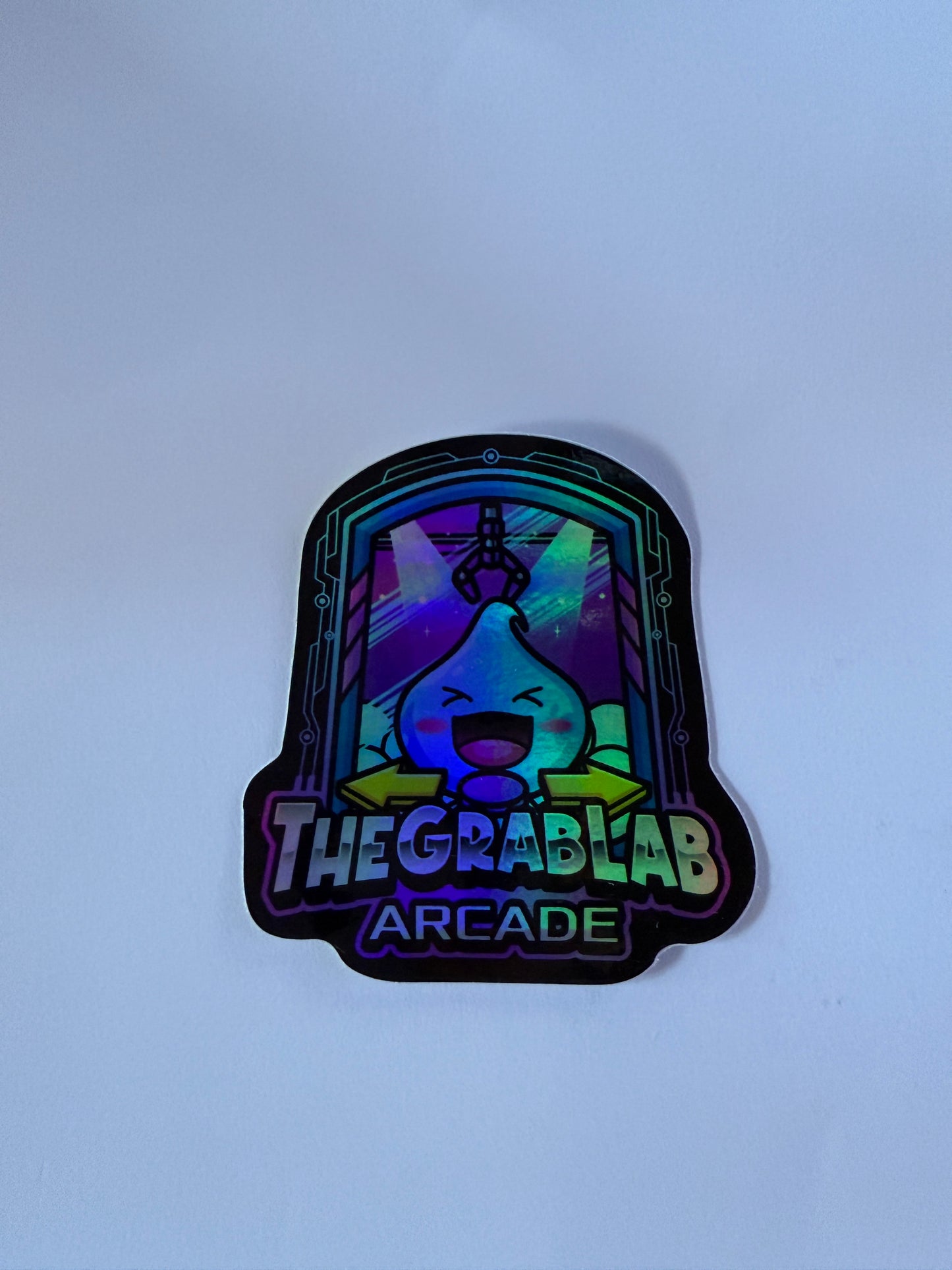 The Grab Lab Holographic Sticker