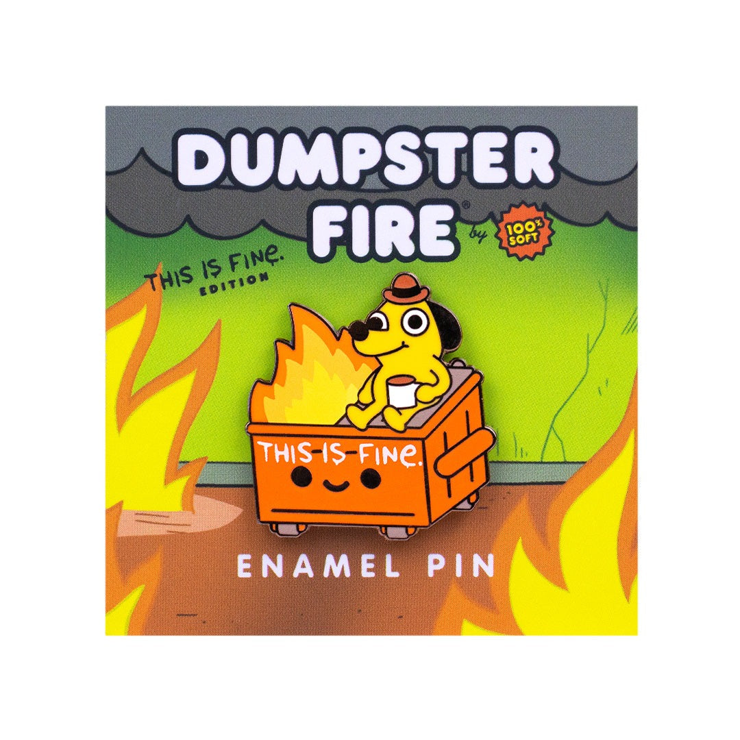100% This is Fine Enamel Pin