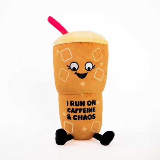 Punchkins Plush Iced Coffee - I run on caffeine