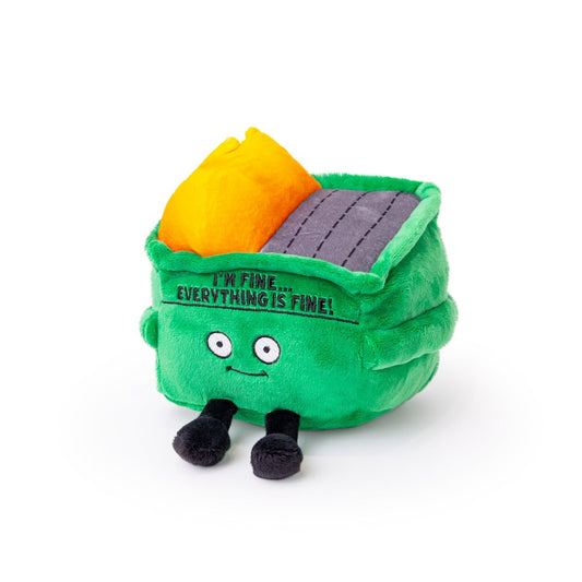 Punchkins Plush Dumpster Fire - I'm Fine...Everything's Fine