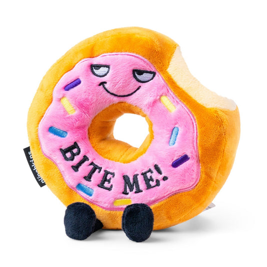 Punchkins Plush Pink Donut - Bite Me