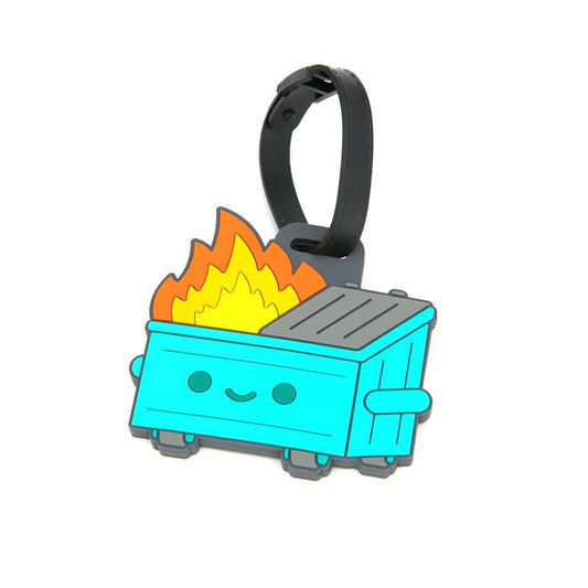 100% Dumpster Fire Luggage Tag