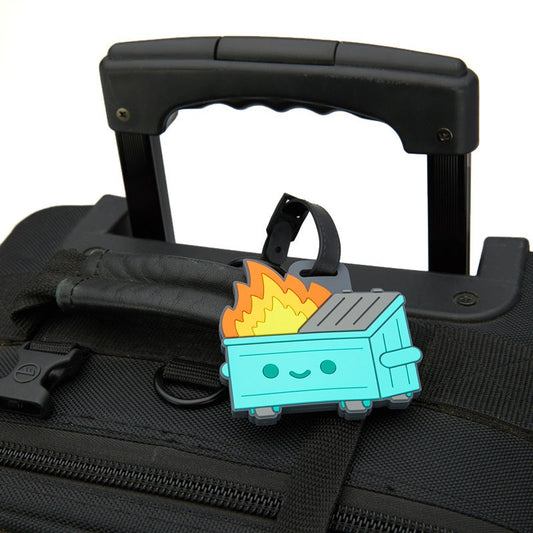 100% Dumpster Fire Luggage Tag