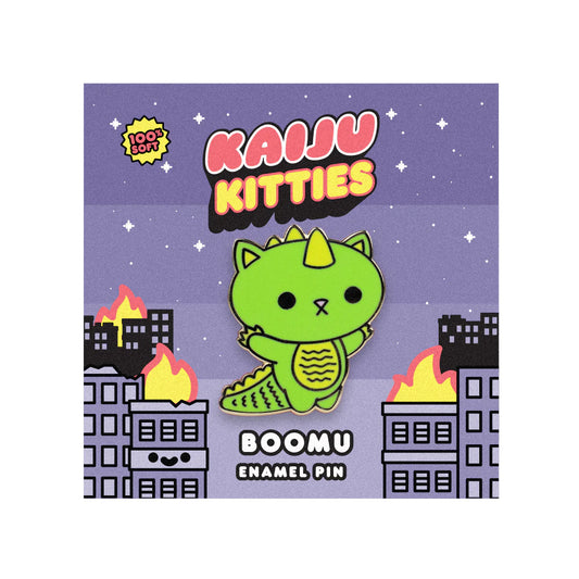 100% Boomu - Kaiju Kitties Enamel Pin