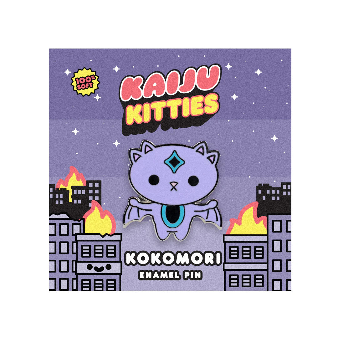 100% Kokomori - Kaiju Kitties Enamel Pin
