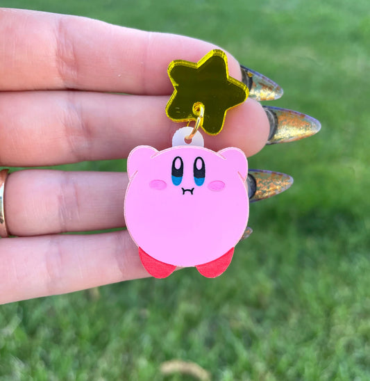 Madison Cherie Pink Round Boi Pin
