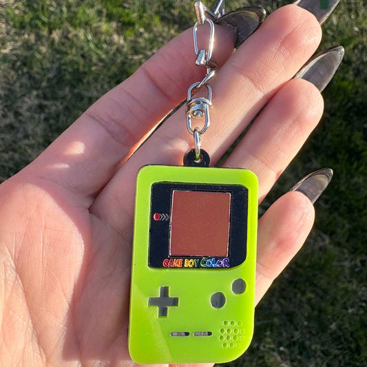 Madison Cherie Lime Green Keychain