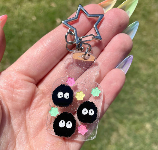 Madison Cherie Bottled Soot Sprite Keychain