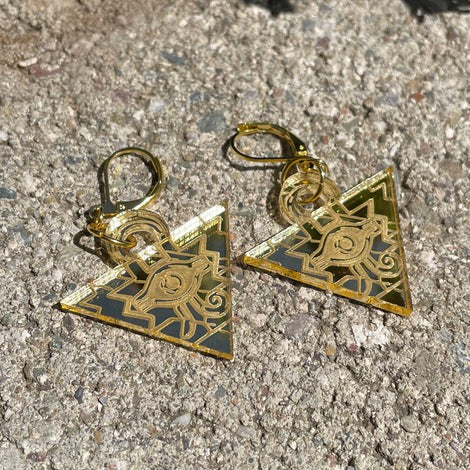 Madison Cherie Millenium Puzzle Earrings